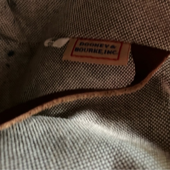 Fabric and leather Dooney and Burke handbag. - Picture 14 of 15